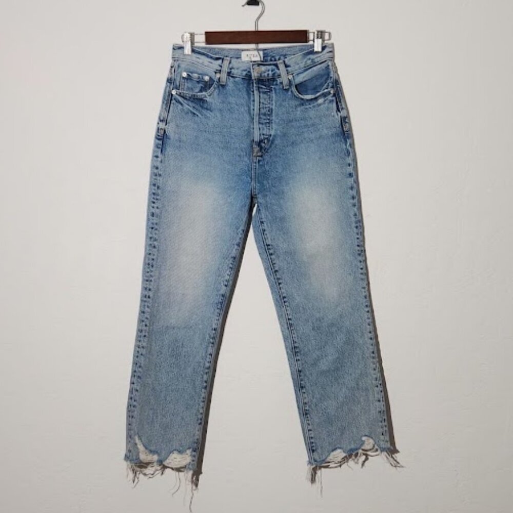 Pistola Women's Button Fly Distressed Scandi Girl Style Jeans - Picture 1 of 6